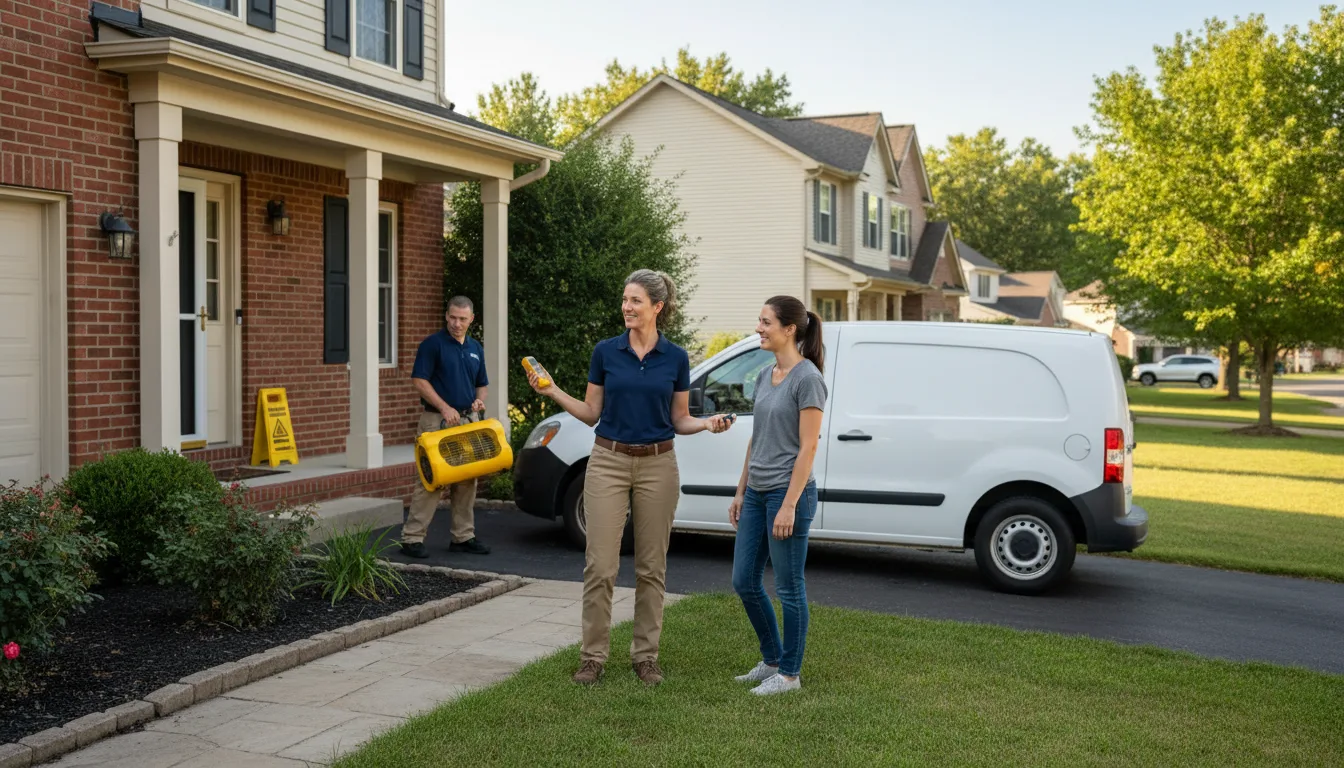 Water restoration image for Dehumidification And Cleanup Services in Van Etten, NY